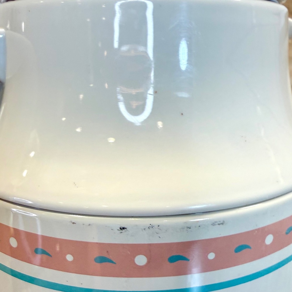 Vintage Corning Thermique Carafe Forever Yours Pink Hearts – Glass‑Lined - Picture 12 of 12